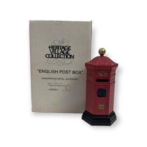 Dept. '56 English Post Box Heritage Village Collection Accessory with Box